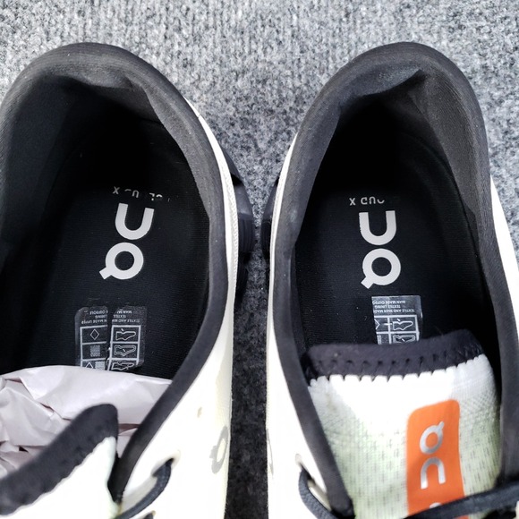 On Cloud X 3 Shoes Mens Size 12 White Black‎ Running Sneakers Lightweight main image 13